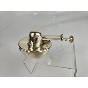 Antique Silver Plate Spirit Burner Alcohol Lamp 1.5 Size
